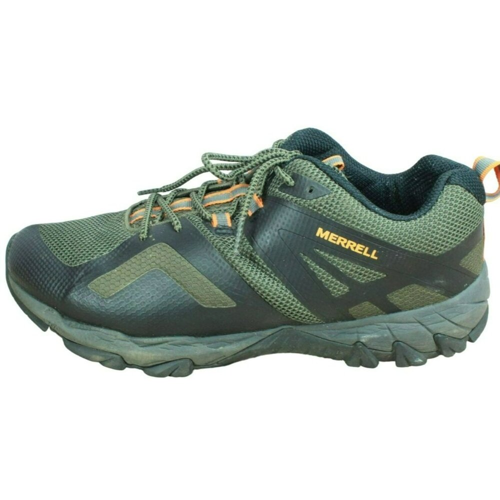Merrell Meru Green Mesh Lace Up Cushioned Padded Collar Hiking